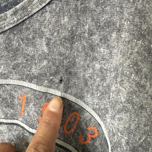 VTG 1995 Harley Davidson Sturgis Rally Graphic Motorcycle Tank T-shirt XXL Y2k - Picture 3 of 11